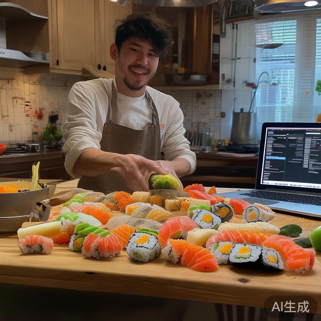 在家做寿司也能火？揭秘自媒体创作者的获客秘籍！ - 快讯网 - 分享生活资讯热点话题综合门户网www.yaqiju.com