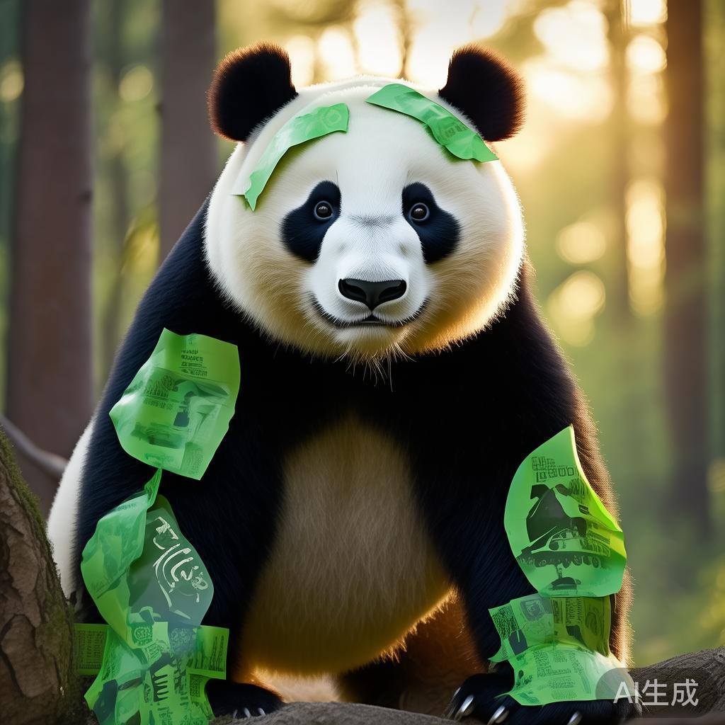绿色熊猫贴,疫情下的文明守护者 - 快讯网 - 分享生活资讯热点话题综合门户网www.yaqiju.com